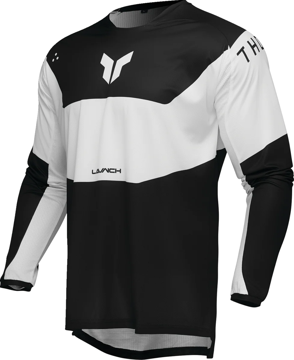 Comfortable THOR LAUNCHMODE Storm Jersey – Black – XL 2910-8228 Pure