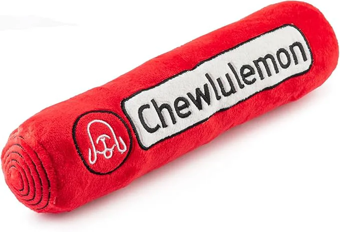 Breathable Haute Diggity Dog Chewlulemon Yoga Mat Plush Designer Dog Toys with Interactive Squeaker Stimulating Pet Enrichment Machine-Washable Safe Materials for All Breeds One SizeAbout This Minimalist