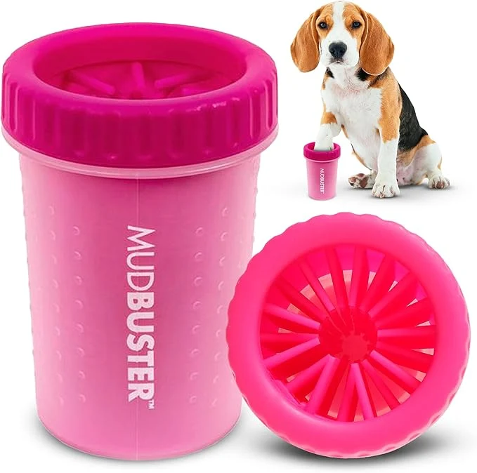 Premium Material Dexas Pink Medium Dog Paw Cleaner MudBuster – Premium Quality Pet Supplies and Dog Accessories for Dogs Easy to Use Mess BPA Patented ProductAbout ThisOverview Durable