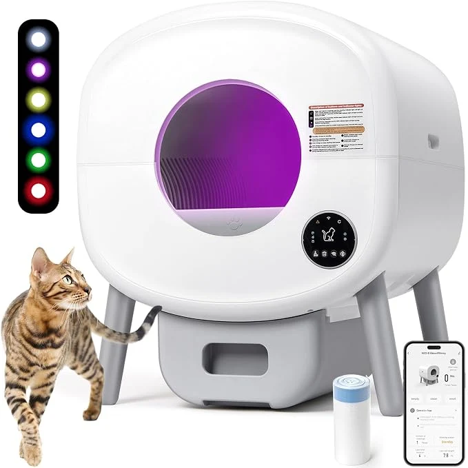 World-Class Self Cleaning Cat Litter Box Extra Large Automatic Litter Box Carefully Designed
