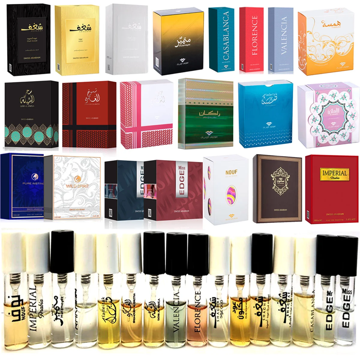 Prestigious EDP Sample Kits Premium Material