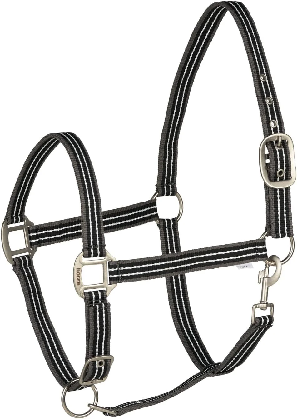 Casual HORZE Adepto Adjustable Horse Halter Soft Durable Polyester – Dark Navy – Warmblood Proven