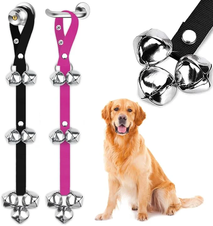 Prestigious BLUETREE 2 Pack Dog Doorbells Premium Quality Training Potty Great Dog Bells Easy-to-Use