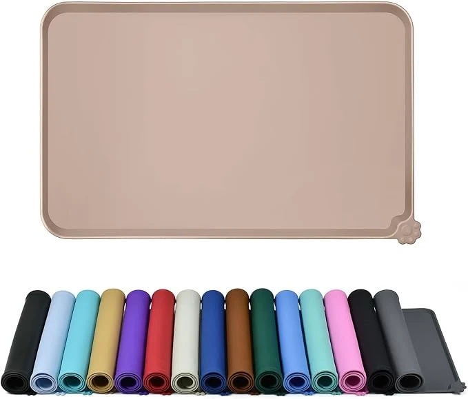 Selected Waterproof Pet Feeding Mat Solid