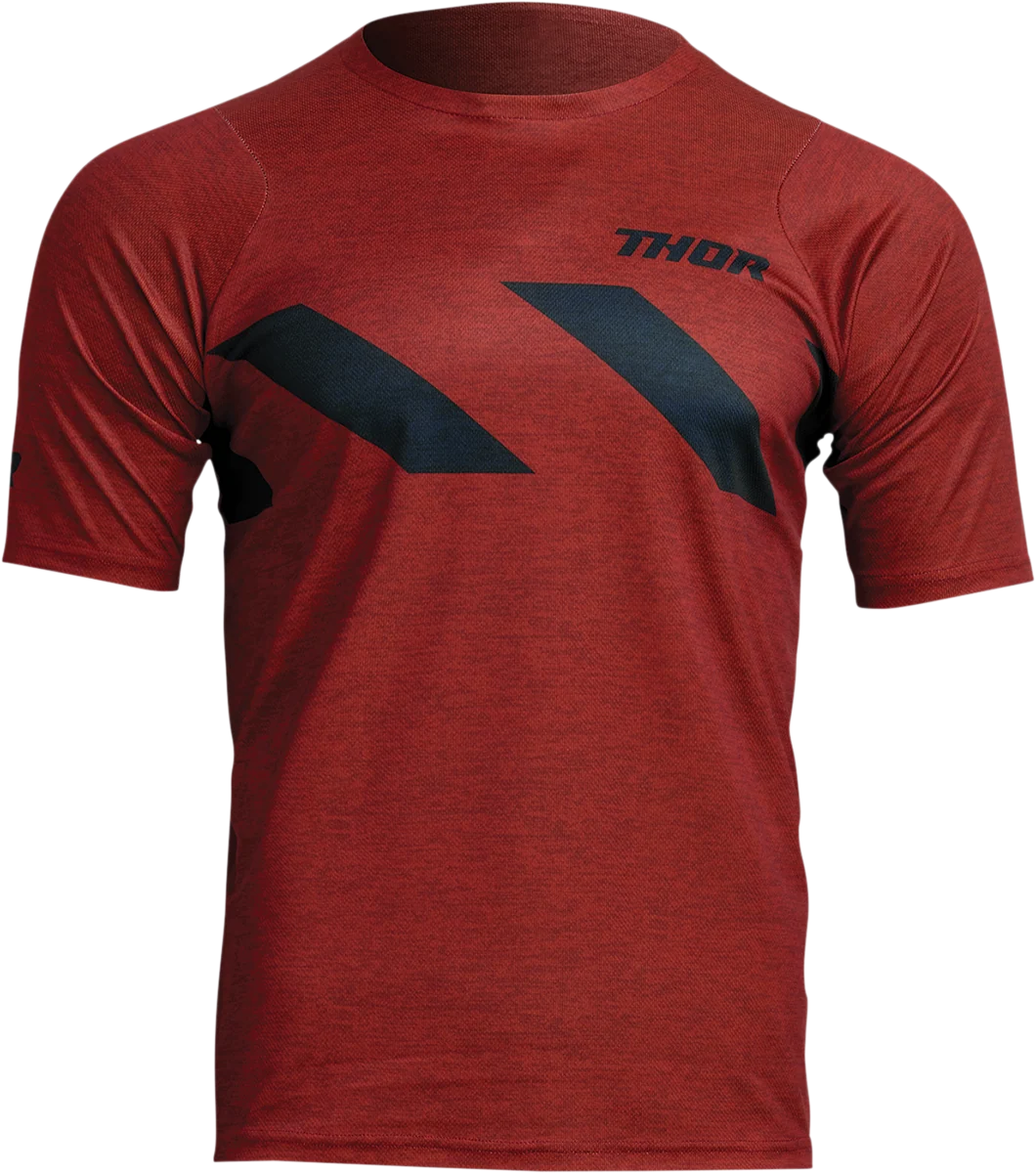 Contemporary THOR Assist Hazard Jersey – Short-Sleeve – Heather Red Black – XS 5020-0001 Relaxed