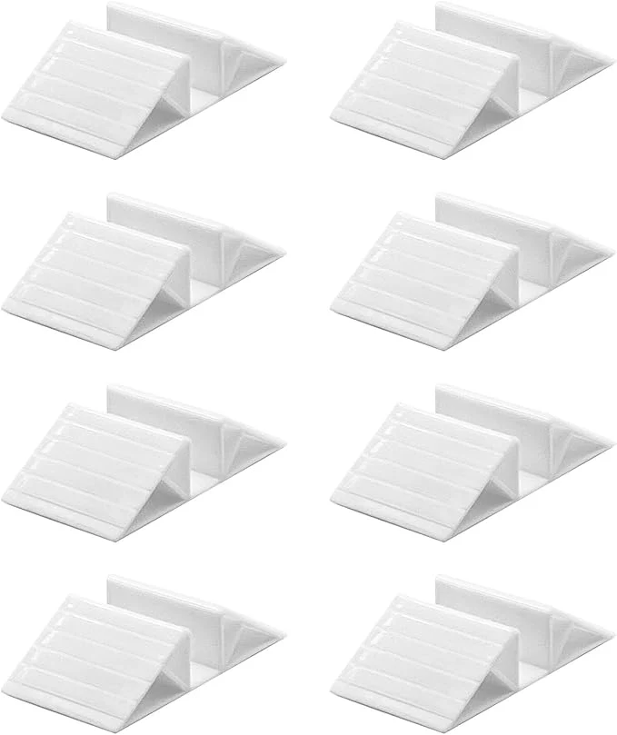 Secure Hamiledyi 10 Pcs Support Feet for Pet Gate Plastic Triangular Isolation Fence Reinforcement Accessories Pet Gate Fence Support Feet for Configurable Wood Dog Gate Doggie Guardrail WhiteAbout ThisOverview Top-Quality