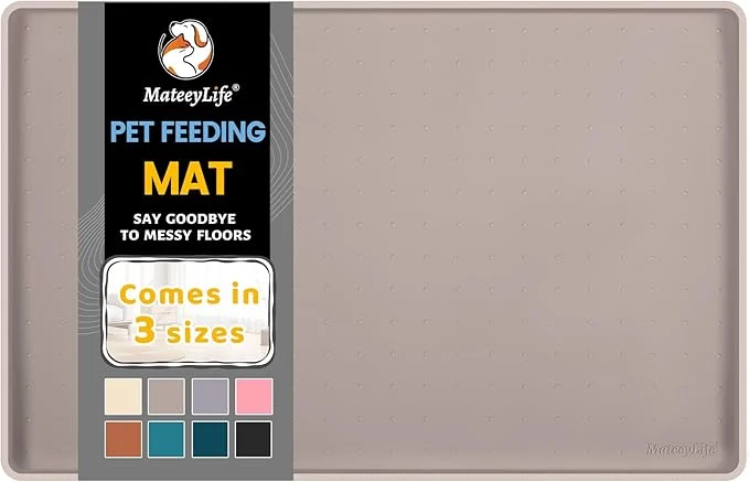 Excellent MateeyLife Silicone Cat Dog Food Mat Recyclable