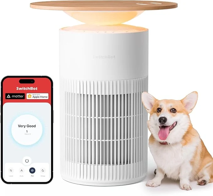 Elegant SwitchBot Air Purifier Table for Home up to 3620 ft² HEPA Air Purifier Consistent