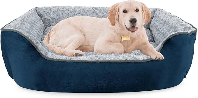 Practical JOEJOY Rectangle Dog Bed for Large Medium Small Dogs Elite