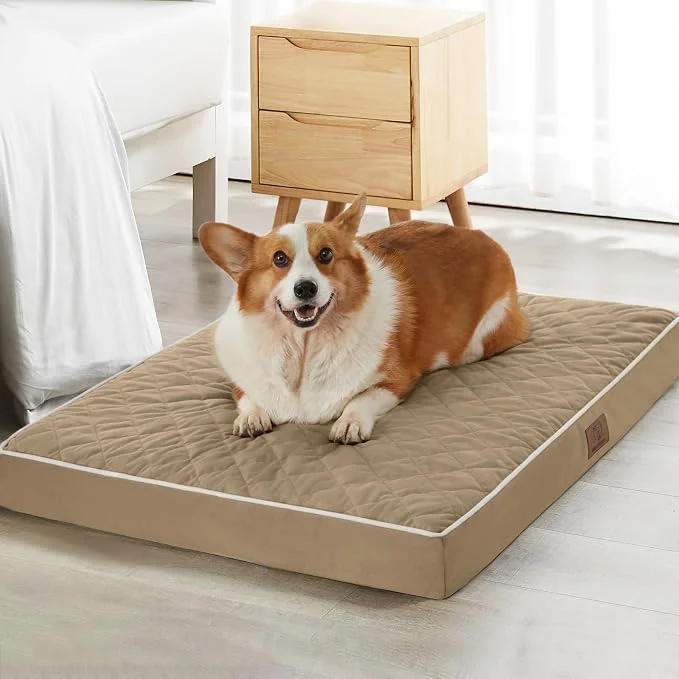 Trusted WNPETHOME Orthopedic Dog Bed for Crate Waterproof Extra Large Dogs Bed Smart