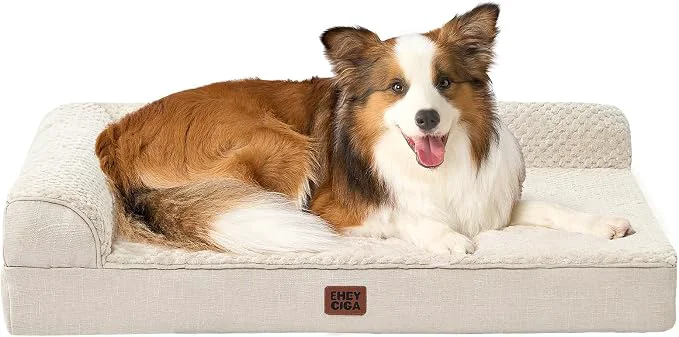 Relaxed EHEYCIGA XL Dog Bed Memory Foam Organic