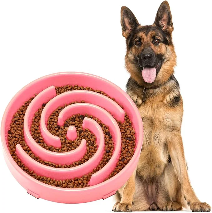 Fashionable JASGOOD Slow Feeder Dogs Bowl for Large Medium Dogs Anti-Gulping Pet Slower Food Feeding Bowls Stop Bloat Preventing Choking Healthy Design Dogs BowlAbout ThisOverview Fine