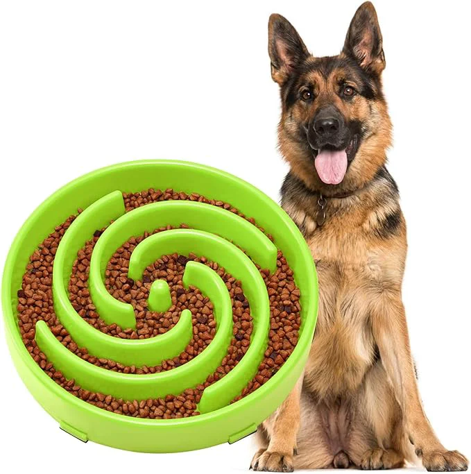 JASGOOD Slow Feeder Dogs Bowl for Large Medium Dogs Anti-Gulping Pet Slower Food Feeding Bowls Stop Bloat Preventing Choking Healthy Design Dogs BowlAbout ThisOverview Long-Lasting