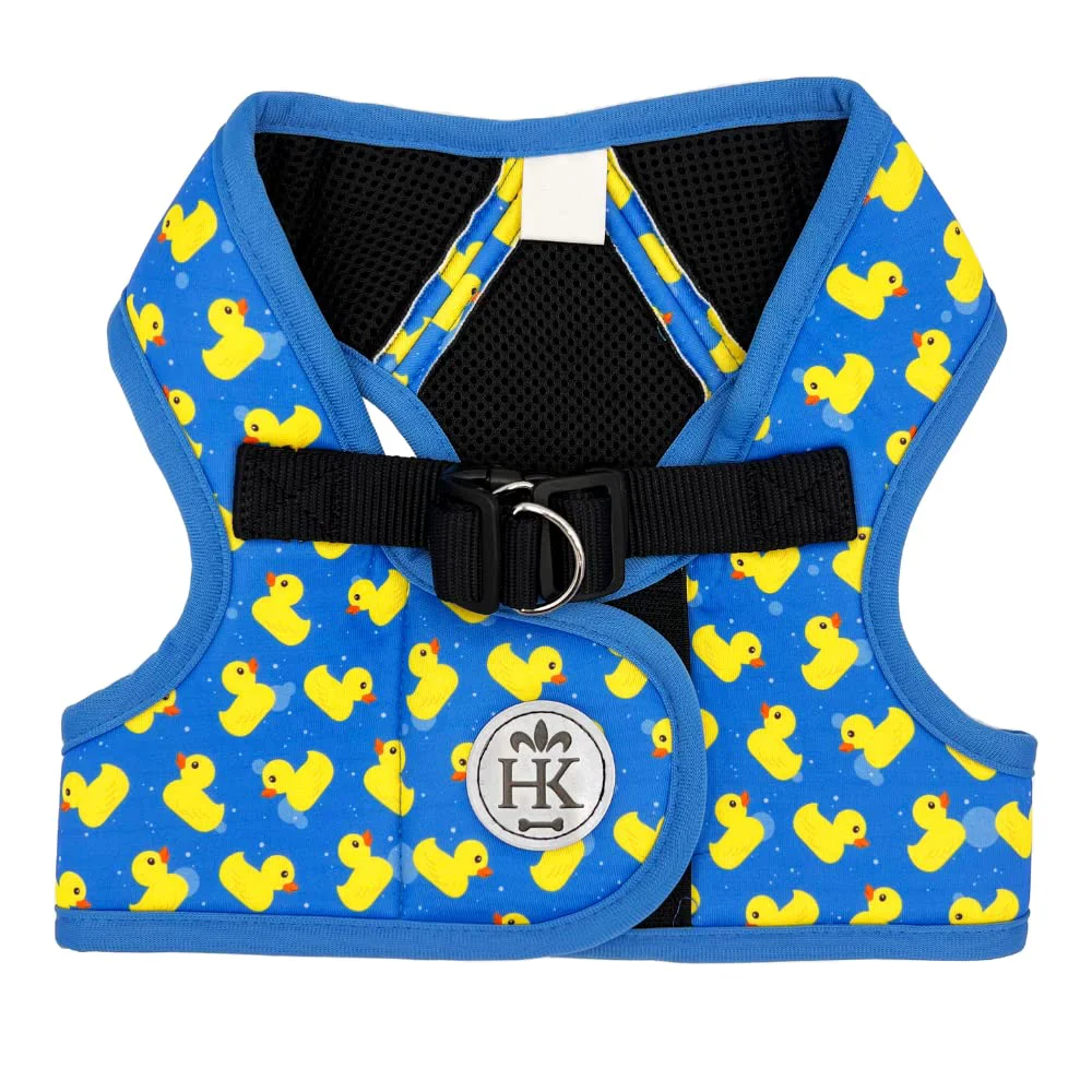 Fine Crafted Huxley Kent Hudson Lucky Ducky Step-In Harness Large 22–35 lb – Reflective Mesh Vest for Easy Control Enhanced