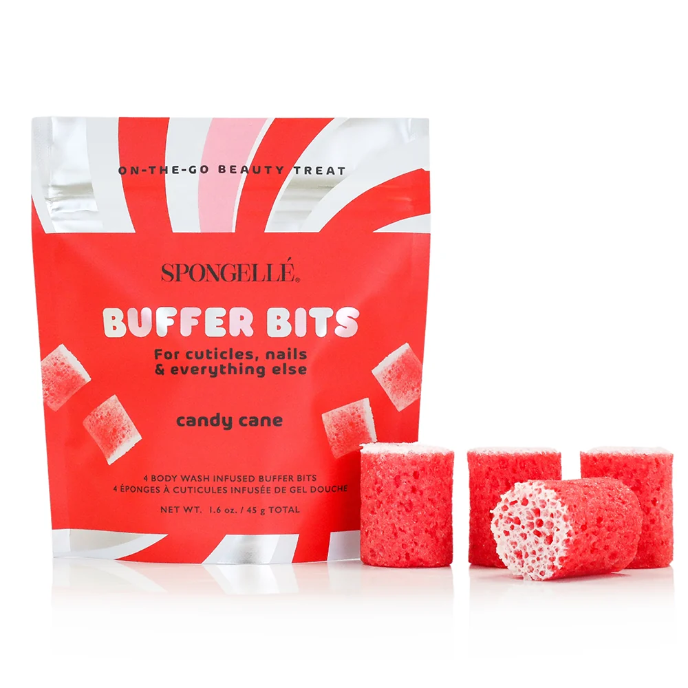Refined Candy Cane Holiday PediPOP Buffer Bits User-Friendly