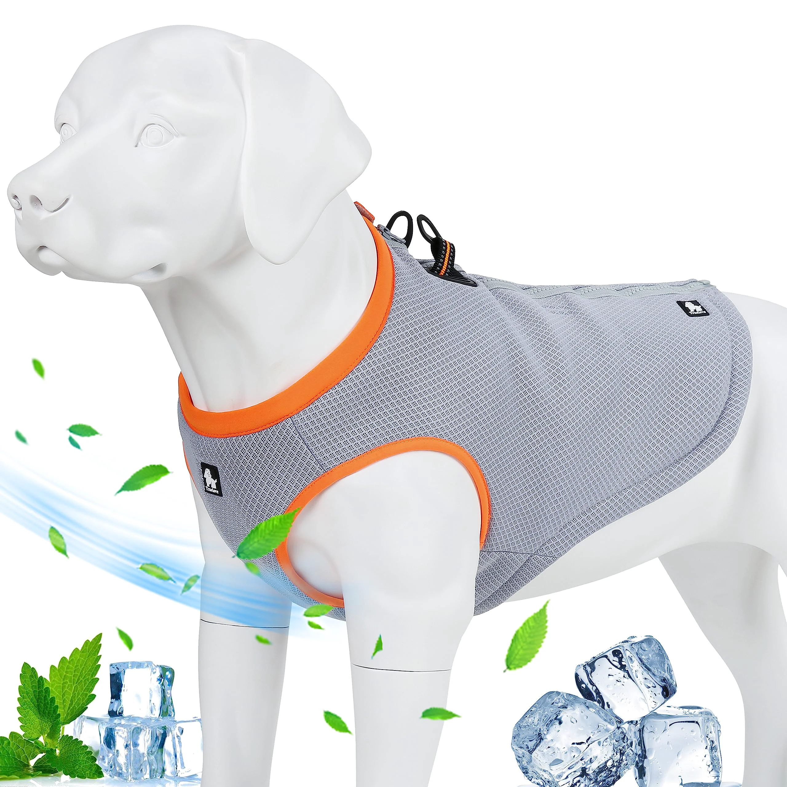 Selected JUXZH Truelove Dog Cooling Vest Harness — Adjustable Zipper for Outdoor Hunting Training Camping Safe