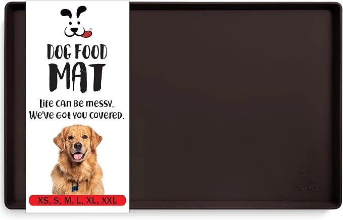 Efficient DogBuddy Dog Food Mat – Waterproof Dog Bowl Mat Original