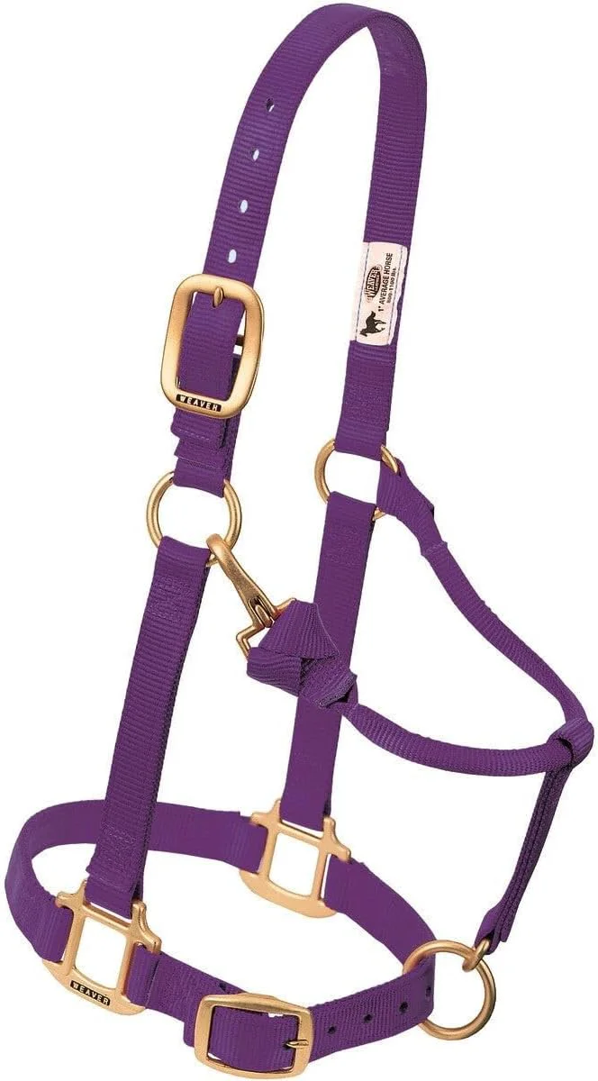 Quality Weaver Leather Adjustable Nylon Horse Halter User-Friendly