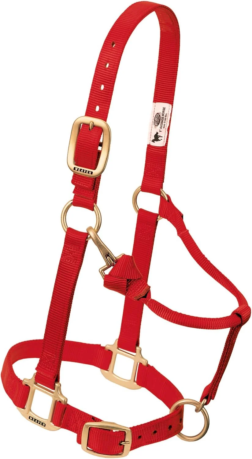Original Design Weaver Leather Adjustable Nylon Horse Halter Prestigious