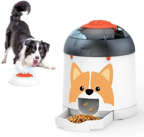 Durable Potaroma Dog Puzzle Feeder Toy Interactive IQ Training Electronic Treat Dispenser Automatic Rechargeable with Remote for Food Dispensing All Breeds 280ml CapacityAbout ThisOverview Modern