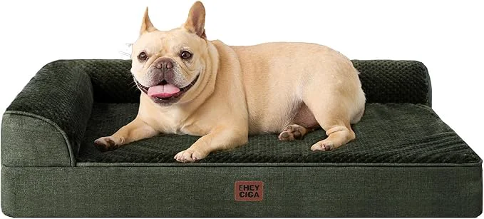 Refined EHEYCIGA Orthopedic Dog Bed Medium Size Dogs Memory Foam Dog Bed Easy-to-Use