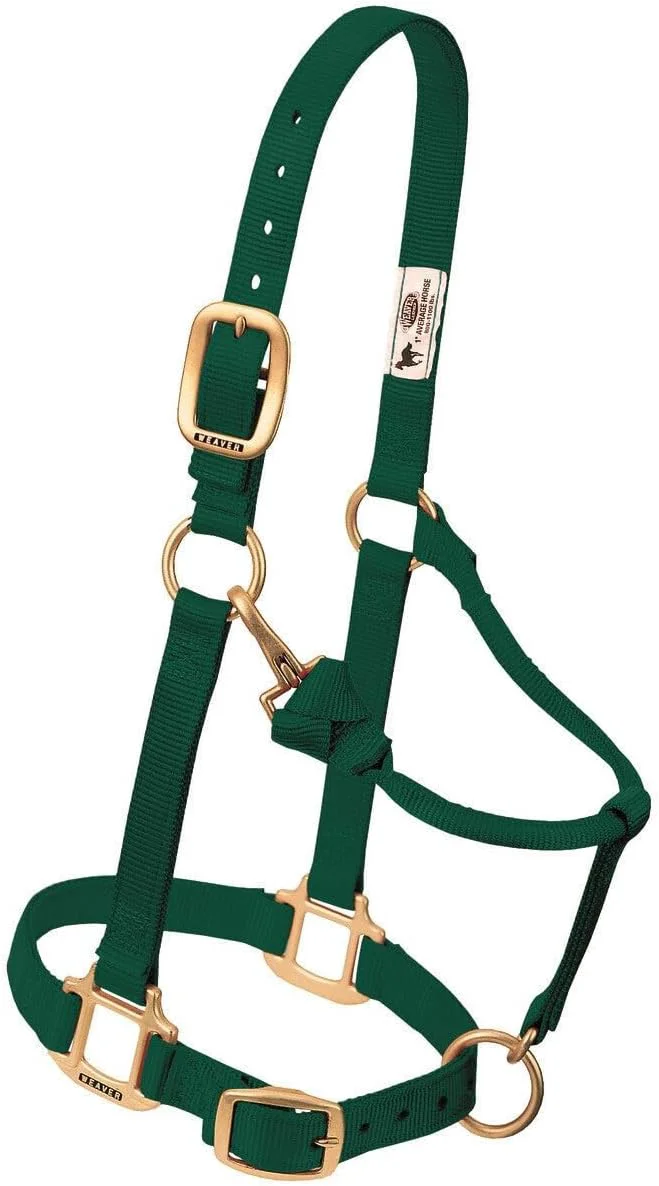 Premium Weaver Leather Adjustable Nylon Horse Halter Contemporary