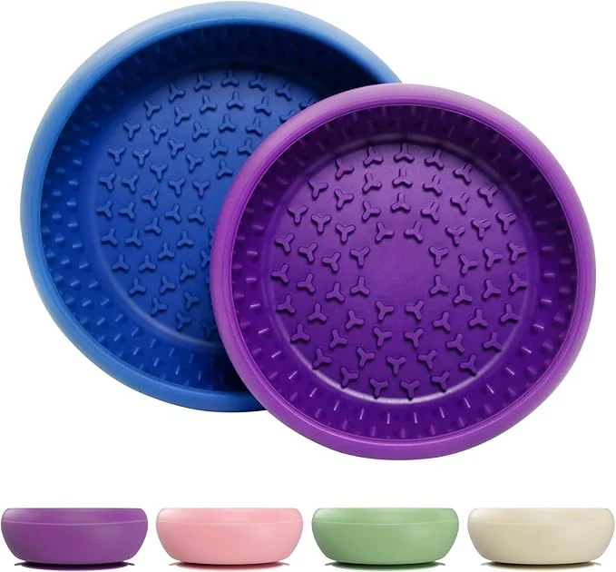 Healthy Slow Feeder Dog Bowl BPA- Silicone Lick Mat for Small and Medium Dogs Non-Slip Dishwasher Safe Package Dark Blue – Purple About ThisOverview World-Class