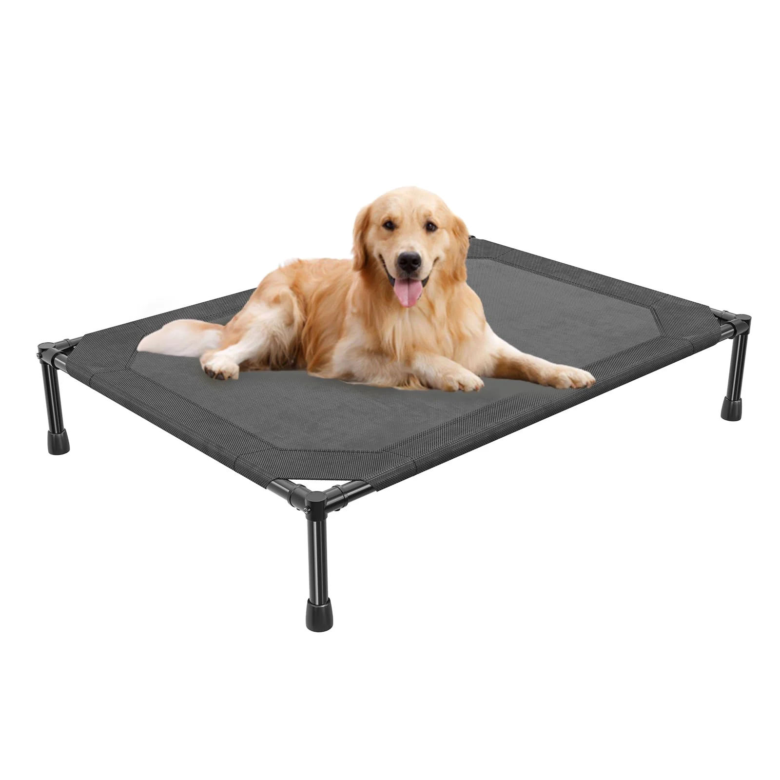 Eco-Friendly Simple Trending d Dog Bed for Large Dogs – Waterproof Raised Cot 42×31 Outdoor Cooling Fashionable