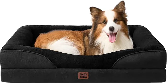 Consistent EHEYCIGA Orthopedic Dog Bed for Large Sized Dog Waterproof Liner Washable Next-Generation