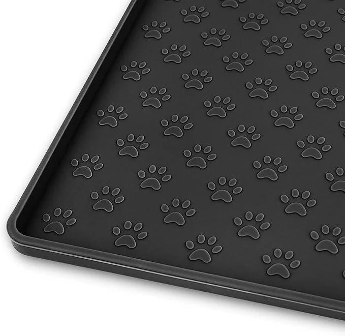 High-Performance Ptlom Pet Placemat for Dog and Cat Mat for Prevent Food and Water Overflow Environmentally Friendly