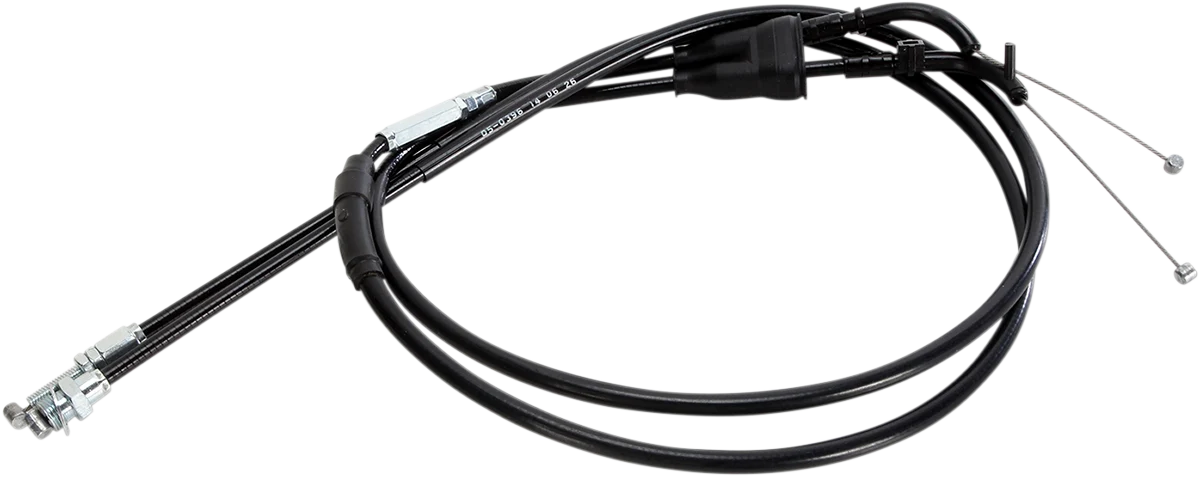 Green MOTION PRO Black Vinyl Throttle Cable – Push Pull – Yamaha 05-0396 Optimized