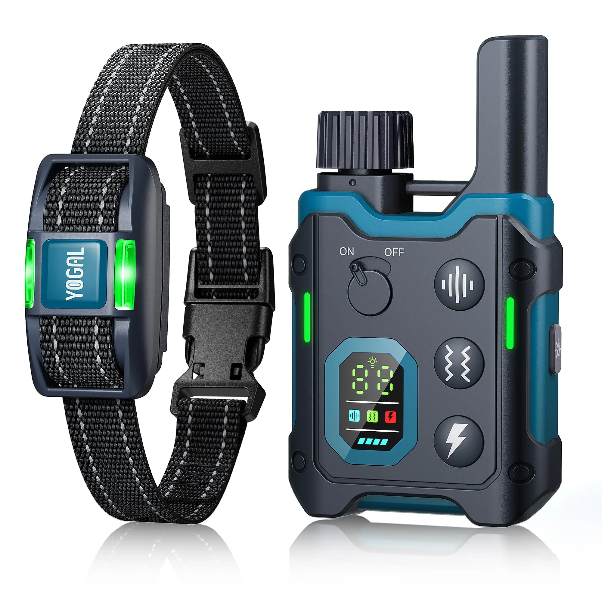 Clean YOGAL Dog Shock Collar – 3300FT Remote Training IPX7 Waterproof 3 Modes Functional