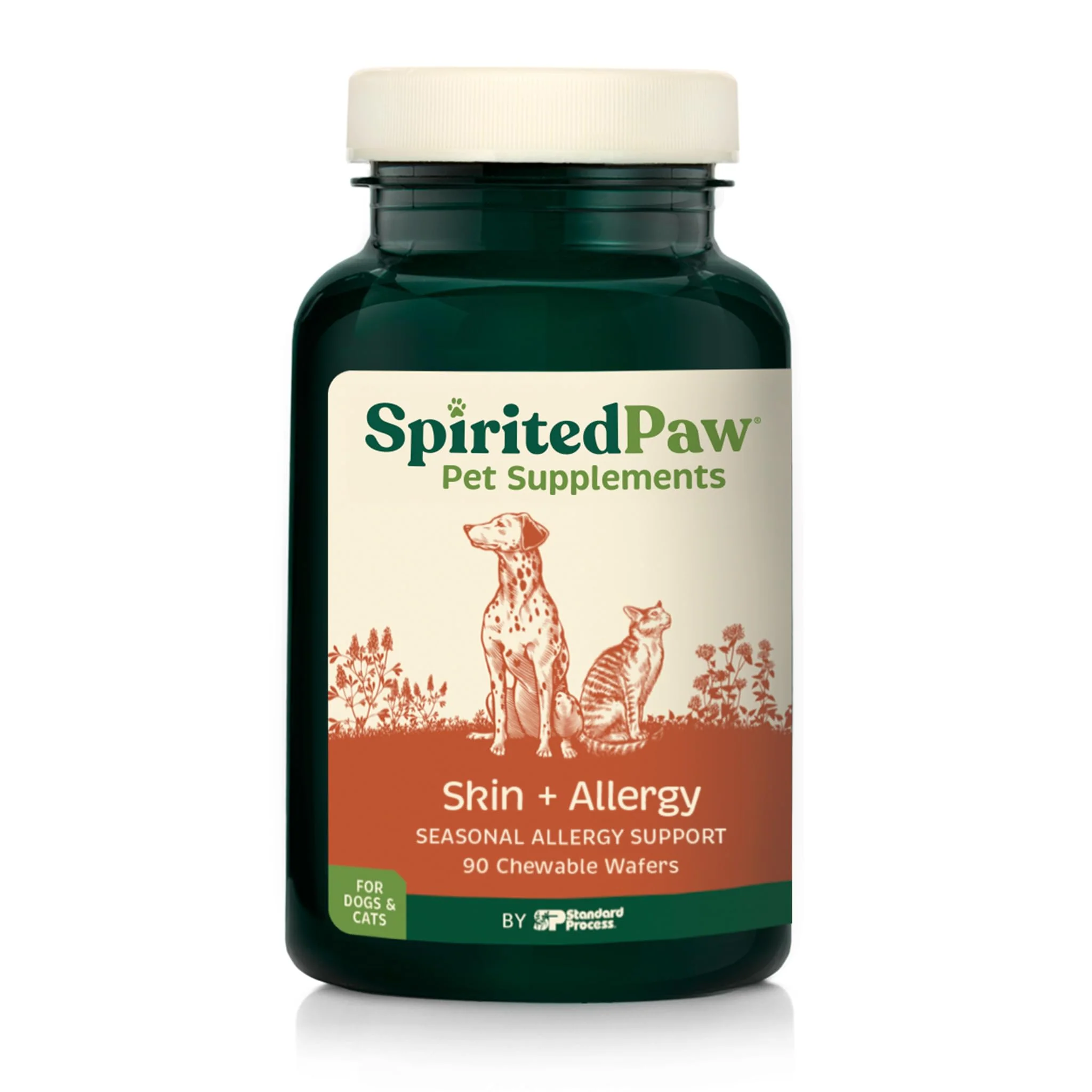 Convenient Spirited Paw Skin Allergy Daily Skin Coat Support for Dogs Cats High-Grade