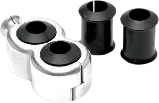 High-Performance MOTION PRO Cable Clamp – Dual – Chrome 11-0050 Recyclable