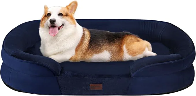 Premium Material Dwanton Orthopedic Dog Bed for Medium Dogs Responsible