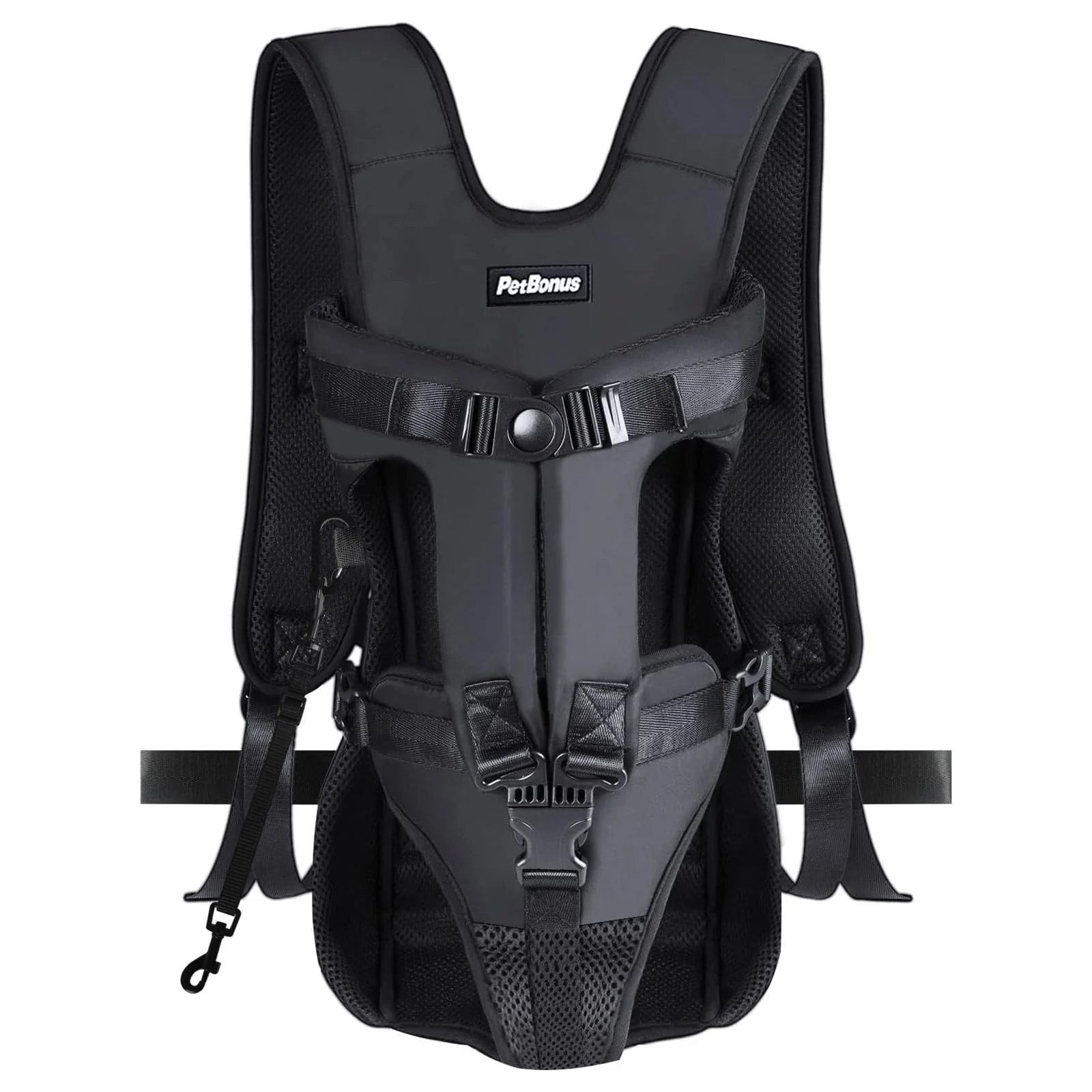 Crafted PetBonus Pet Front Dog Carrier Backpack – Adjustable Hands- Puppy Carrier for Hiking Environmentally Friendly