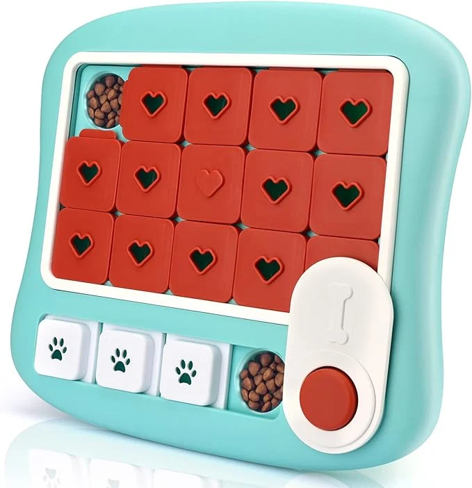 Classic Large Dog Puzzle Toys – Mentally Stimulating Interactive Enrichment Toys for Boredom and Training – Mint GreenAbout This Soft
