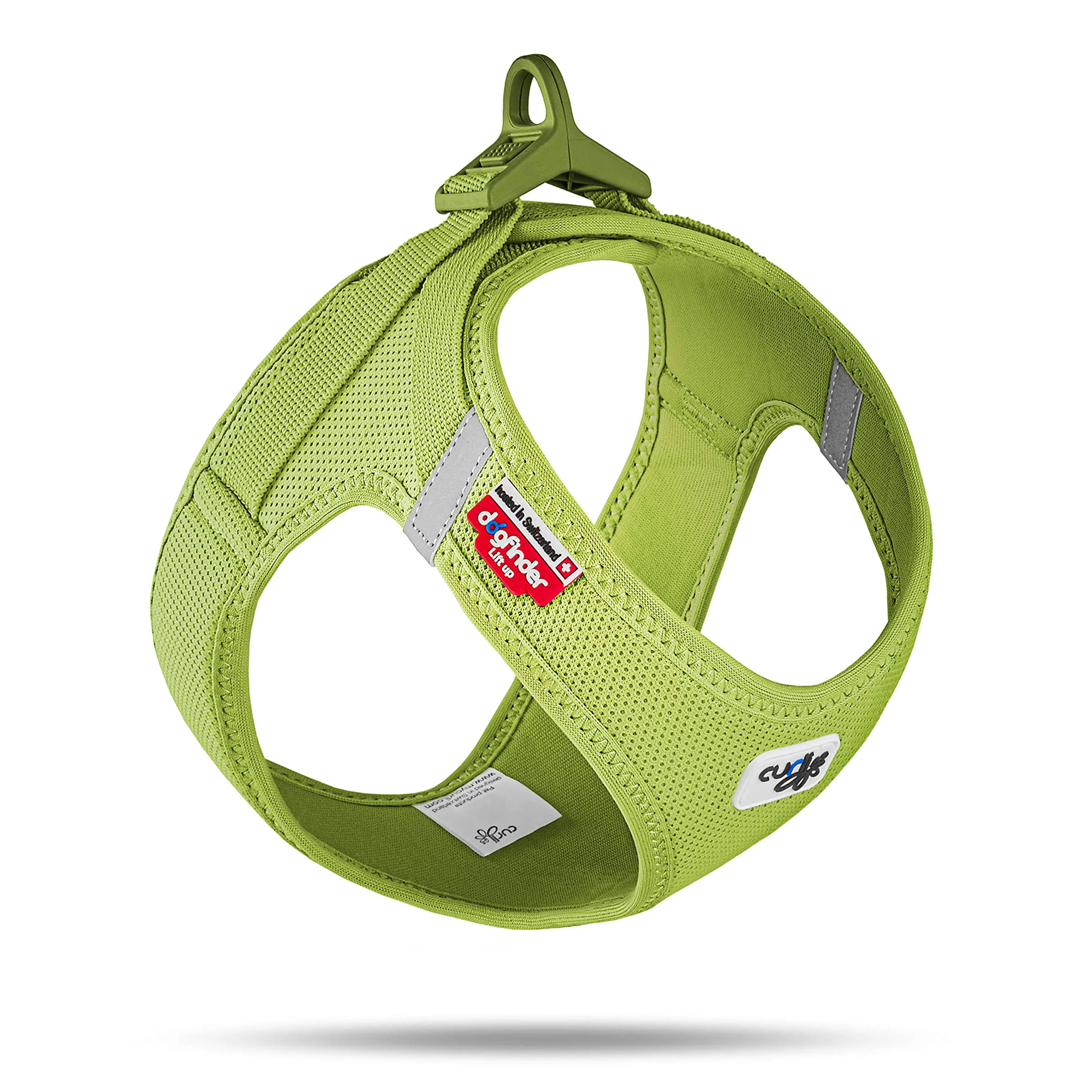 Verified Curli Vest Harness Clasp Air-Mesh Lime S – Lightweight Ergonomic Dog Harness Detailed