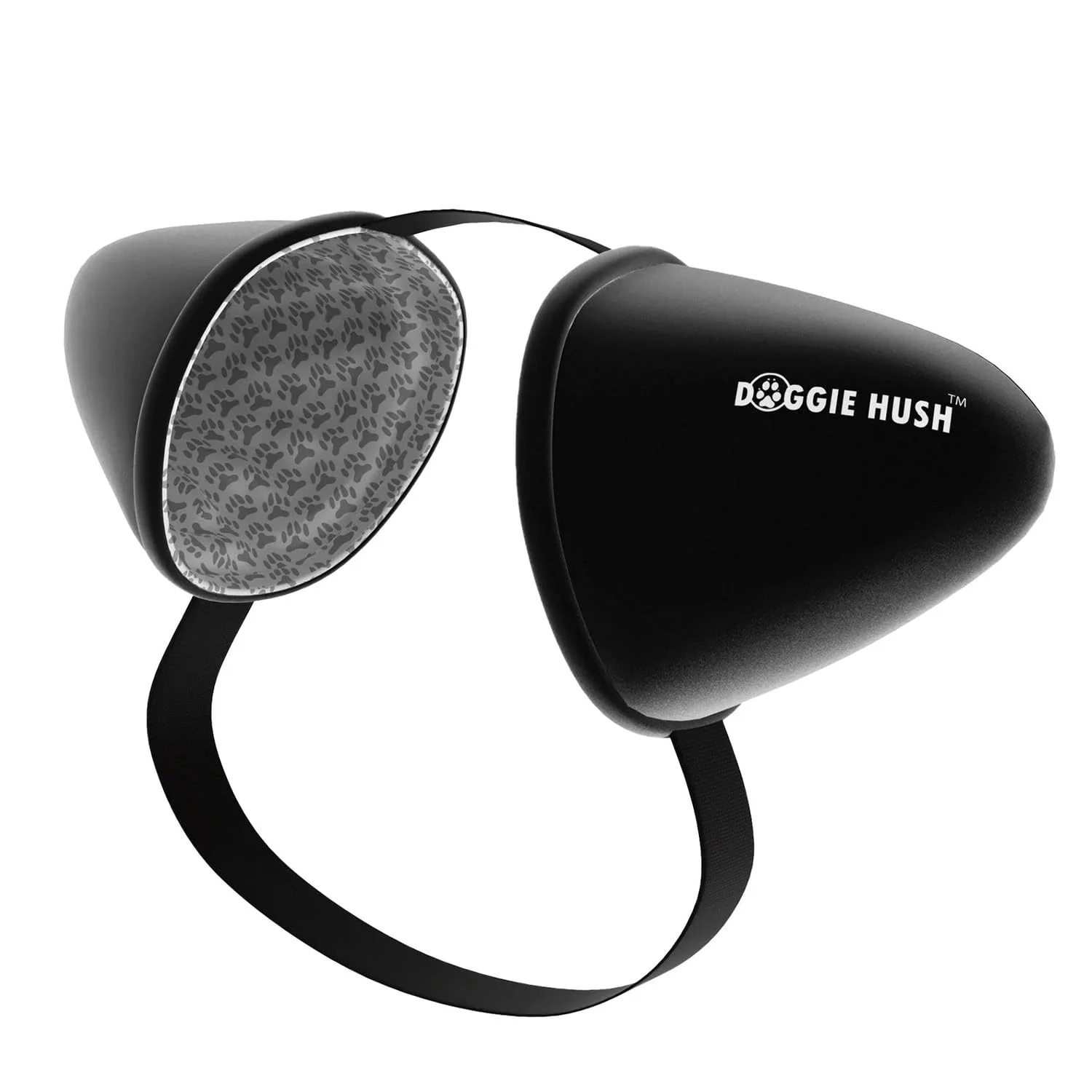 Detailed Doggie Hush Dog Headphones – Large Calming Ear Muffs for Anxiety Relief Fireworks Thunder Green