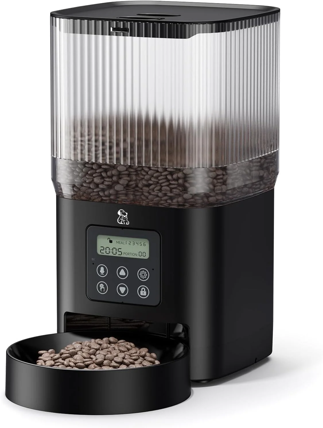 Environmentally Friendly Olelica Automatic Cat Dog Feeder – 5L 1-6 Meals Voice Recorder Dual Power Casual