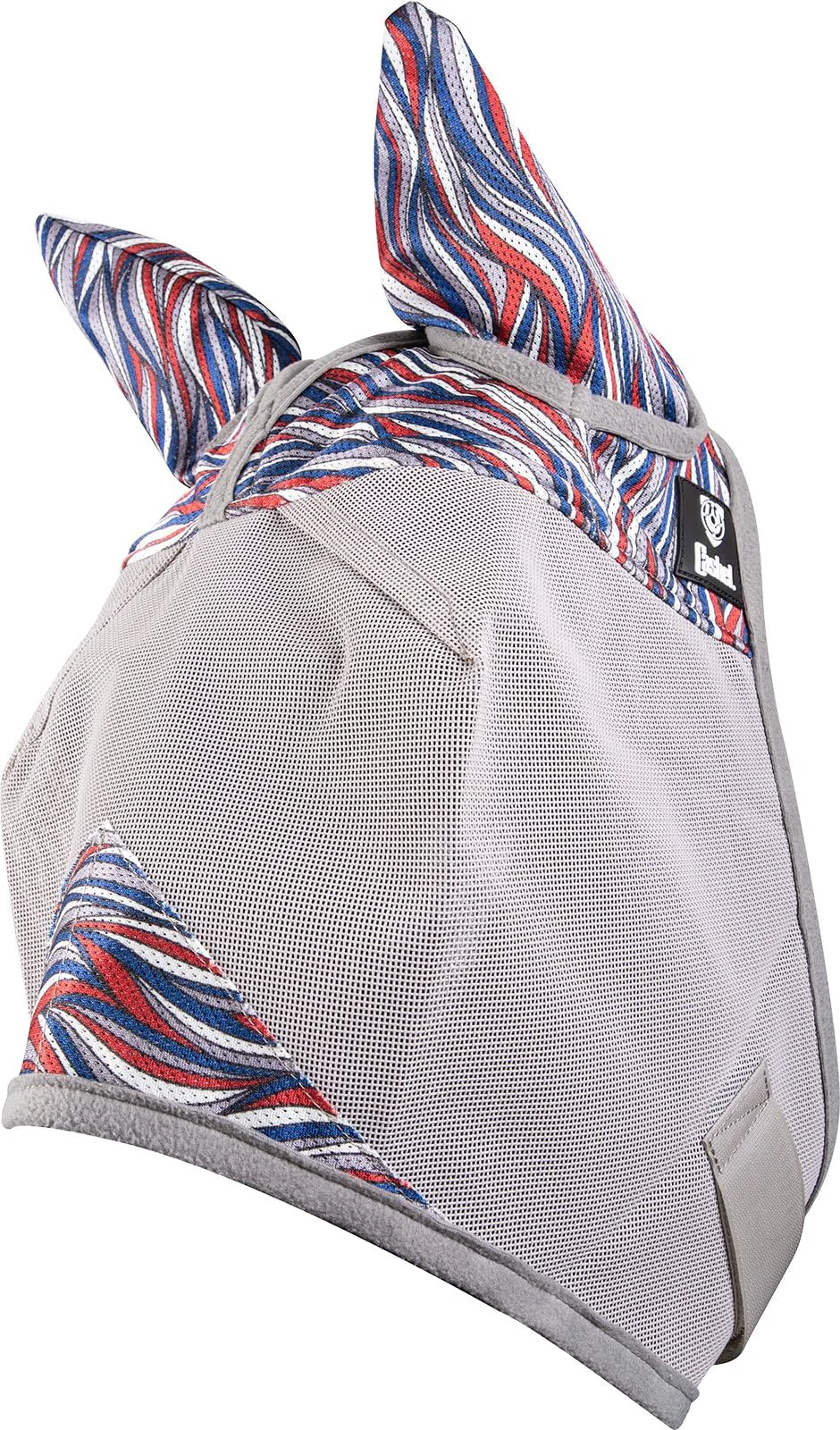 Premium Material Cashel Crusader Fly Mask with Ears American Wave Yearling – UV Protection Clear Vision Secure