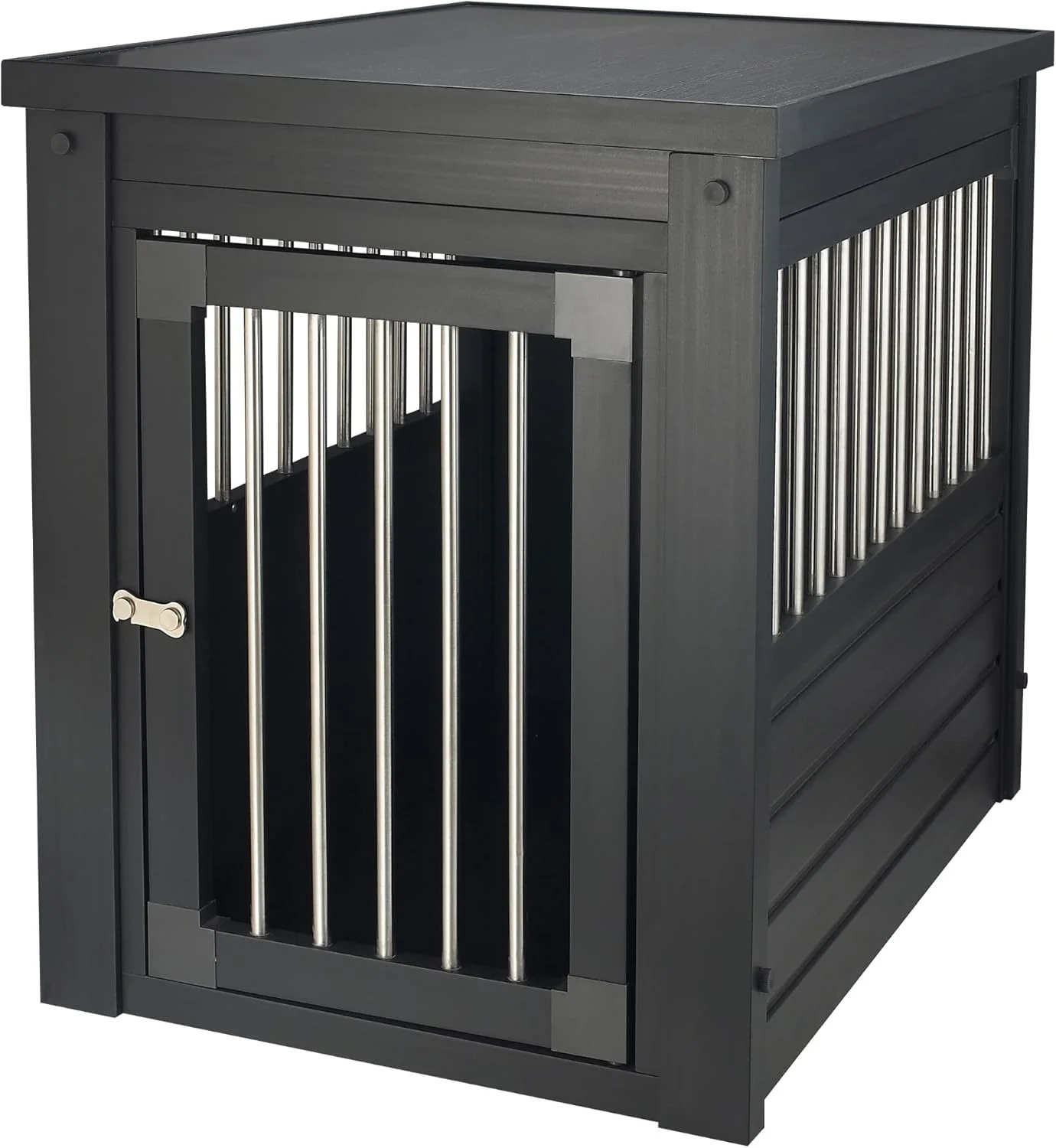 Safe New Age Pet ecoFLEX Pet Crate End Table Small Espresso 23.8 L x 18.2 W x 22.2 H Trusted