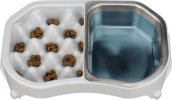 Selected Neater Pet Brands Neater Slow Feeder Dog Bowls Slows Down Fast Eating to Prevent Vomiting Overeating Bloat Dog Slow Feeder Bowl with Wide Non-Slip Base Holds 2.5 Cups Food and 8.5 Cups WaterAbout ThisOverview Fashionable