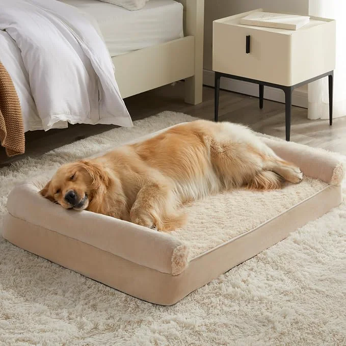 Soft BFPETHOME Dog Beds for Large Dogs Orthopedic Dog Bed for Medium Large Dogs World-Class