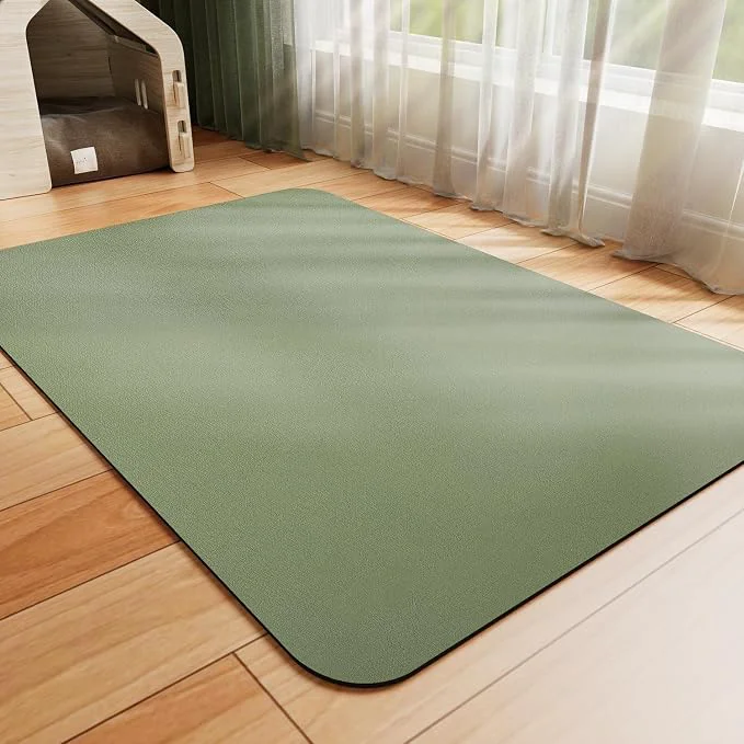 Contemporary Dog Food Mat – Absorbent Cat Mat Relaxed