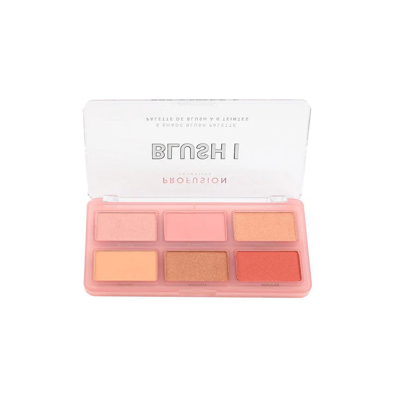 Versatile Blush 6 Shade Face Palette Classic
