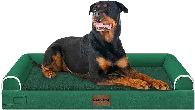 Clean Large Dog Bed Orthopedic Washable Beds Bolster XXL Bed Big XLarge Dogs Egg Eco-Friendly