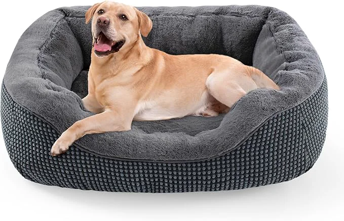 World-Class INVENHO Large Dog Beds Large Sized Dog Washable Orthopedic Warming Soft Fashionable