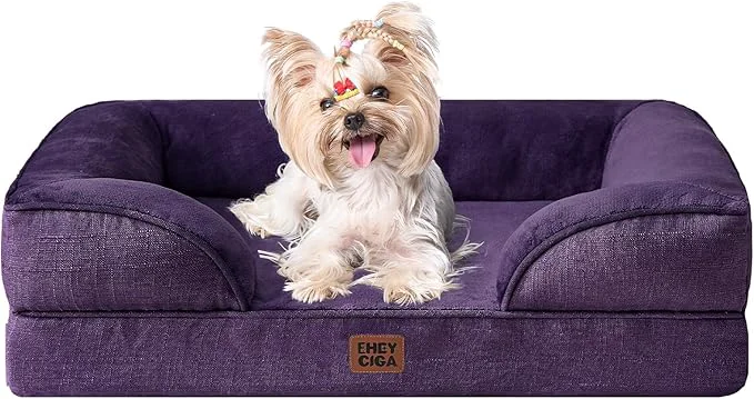 Classic EHEYCIGA Orthopedic Dog Bed for Small Dogs Waterproof Memory Foam Small Dog Convenient