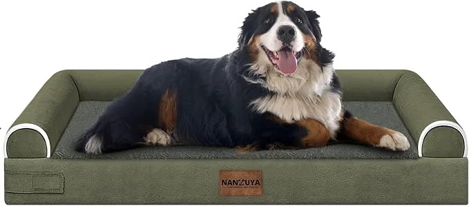 Dependable Large Dog Bed Orthopedic Washable Jumbo Dog Bed Bolster Extra Large Dogs Egg High-End